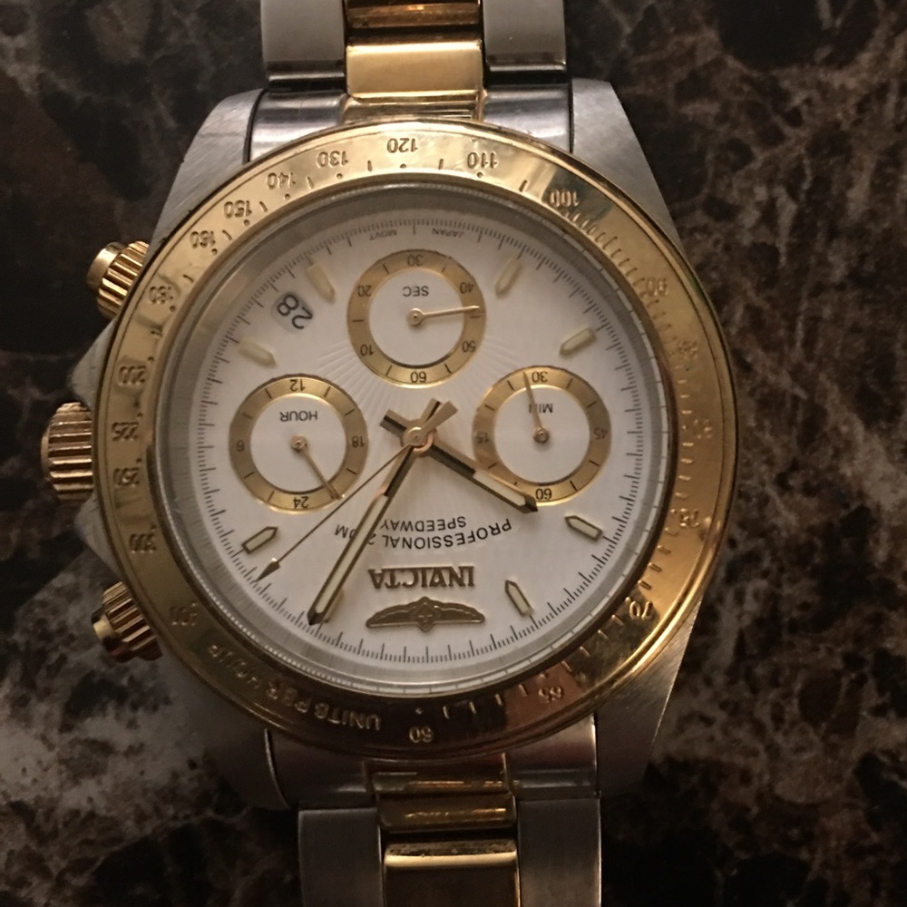 Invicta Speedway Men's Watch - 39.5mm, Steel, Gold (9212)